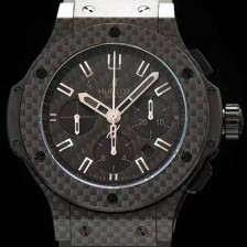 레플리카 [휴블렛] 남성용 빅뱅 올 블랙다이얼 카본 44mm HUB0425  