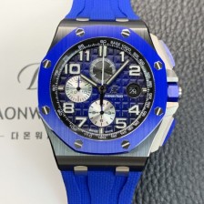 레플리카 [오데마피게] 남성용 로얄오크 오프쇼어 26405CE.OO.A030CA.01 세라믹 베젤 크로노그래프 44mm 오토매틱 무브먼트 블루 다이얼 aud6584  