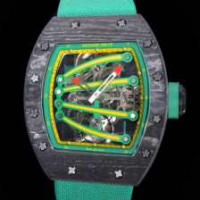 레플리카 [리차드밀레] 남성용 리차드밀 RM59-01 요한블랙 투어빌론 카본재질 51mm 스켈레톤 다이얼 오토매틱 무브먼트 RIC01421  