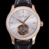 레플리카 [예거르꿀트르] 남성용 마스터 그랜드 트레디션 1662451 오토매틱 투어빌론 798타입  42mm 18K 로즈골드 보석다이아드베젤 가죽시계 실버다이얼   jag03476  