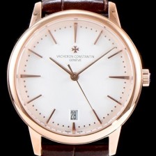 레플리카 [바쉐론콘스탄틴] 남성용 패트리모니 85180/000R-9248 셀프 와인딩 드레스 워치!! 18K 로즈골드 케이스 화이트 다이얼 오토매틱 무브먼트 VAC0210  