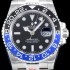 레플리카 [로렉스] 남성용 "904L 신형스틸" 오이스터 컬렉션 UP!! 지엠티 마스터II 116710BLNR-78200 듀얼 타임 블랙/블루 투톤 24시간 회전 베젤 블랙 다이얼 브레이슬릿 오토매틱 무브먼트 ROL0500  