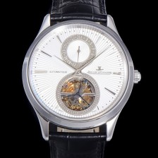 레플리카 [예거르꿀뜨르] 남성용 마스터 13234 E1 투어빌론(뚜르비용)  978F  42mm 가죽줄 화이트다이얼 jag96023  