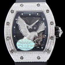 레플리카 [리차드밀레] 남성용 리차드밀레 RM57-01 이글 독수리 에디션 UP!! 수공 맞물림 형식의 쥬얼세팅 스켈레톤 다이얼 오토매틱 무브먼트 RIC0450  