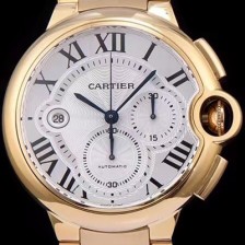 레플리카 [까르띠에] 남성용 발롱블루 드 까르띠에 W6920008화이트 다이얼 크로노그래프 업버전 7750-2 오토매틱 무브먼트 CAR0101  