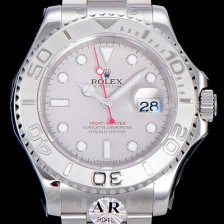 레플리카 [로렉스]남성용 요트마스터 40미리 G.M.T 롤렉스 904L 3135 오토매틱 무브먼트 그레이다이얼 ROL52646  