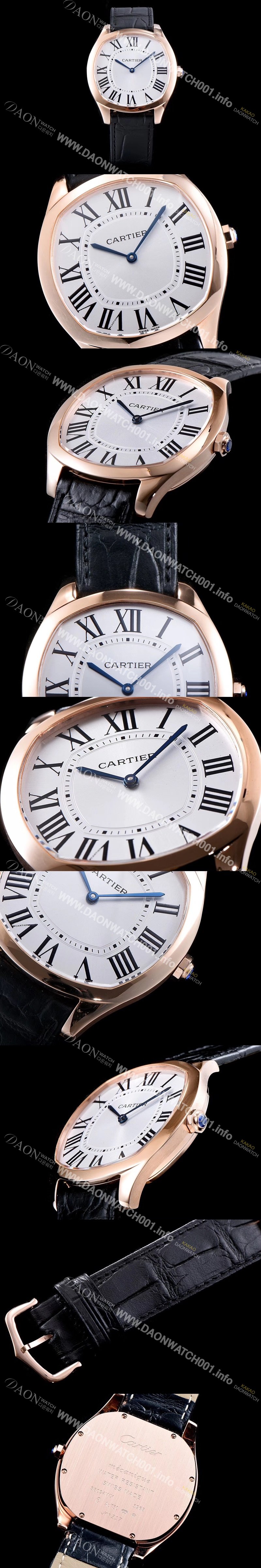 레플리카 [까르띠에] 남성용 토르튜 wgnm0006 화이트 다이얼 Cal.430MC 수동형 무브먼트 CAR0510