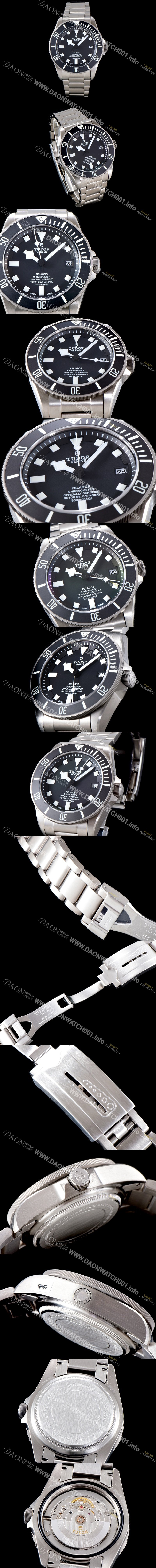 레플리카 [튜더] 남성용 폴라고 블랙 다이얼 오토매틱 무브먼트 TUD4243