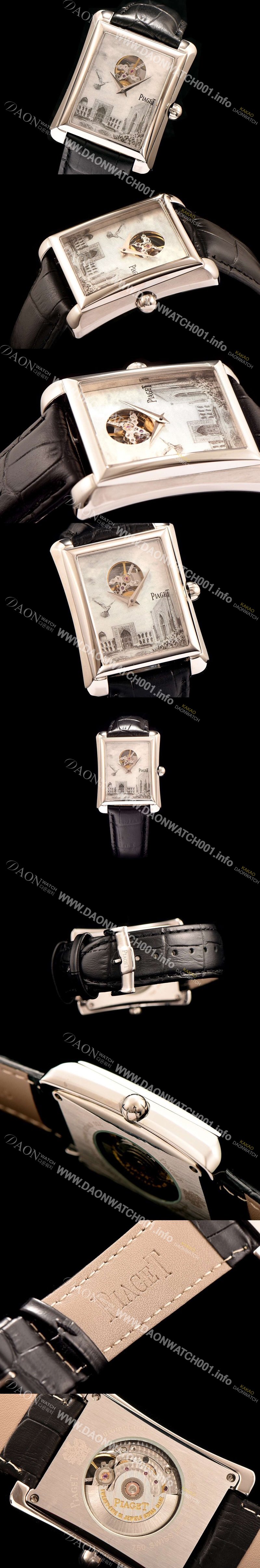 레플리카 [피아제] 남성용 엠퍼라도 화이트 다이얼 오토매틱 무브먼트 PIA4202