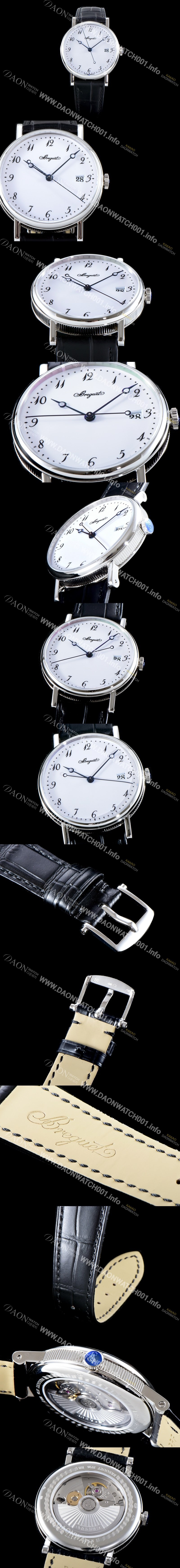 레플리카 [브레게] 남성용 클래식 화이트 다이얼 오토매틱 무브먼트 BRG4200