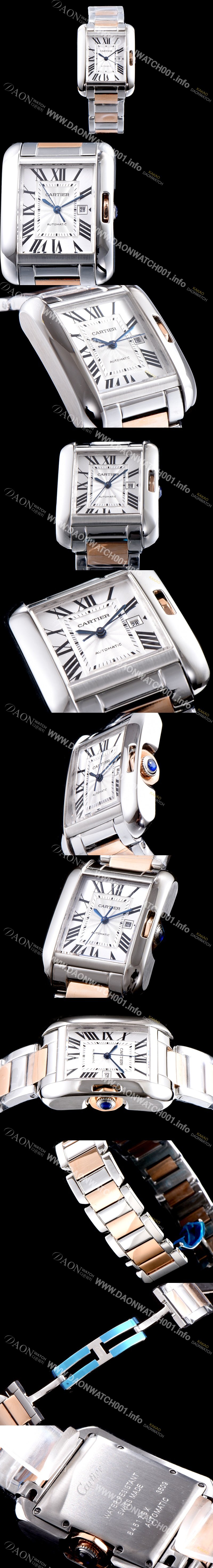 레플리카 [까르띠에] 남성용 탱크 W5310007 화이트 다이얼 쿼츠 므브먼트 CAR0531