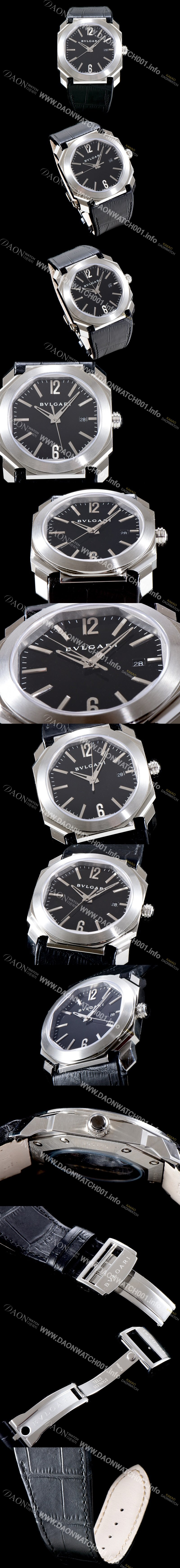 레플리카 [불가리] 남성용 옥토 블랙 다이얼 오토매틱 무브먼트 BVL4210