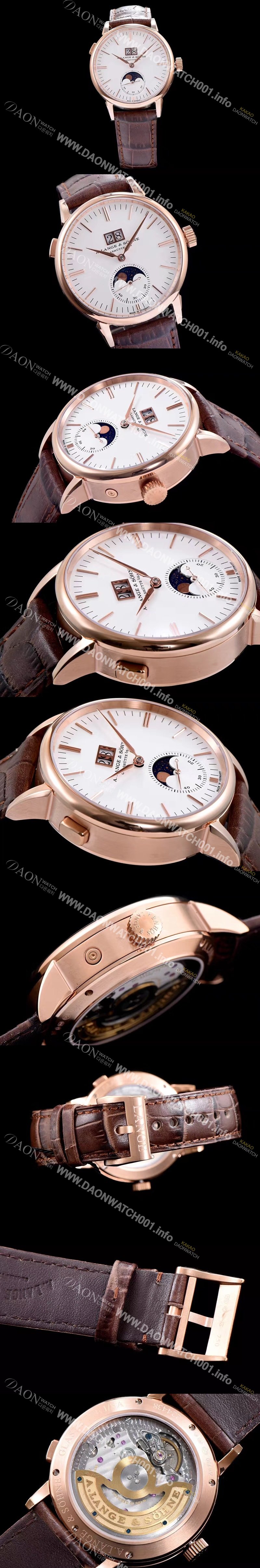 레플리카 [아랑게운트죄네] 남성용 색스니 화이트 다이얼 오토매틱 무브먼트 LAN4200