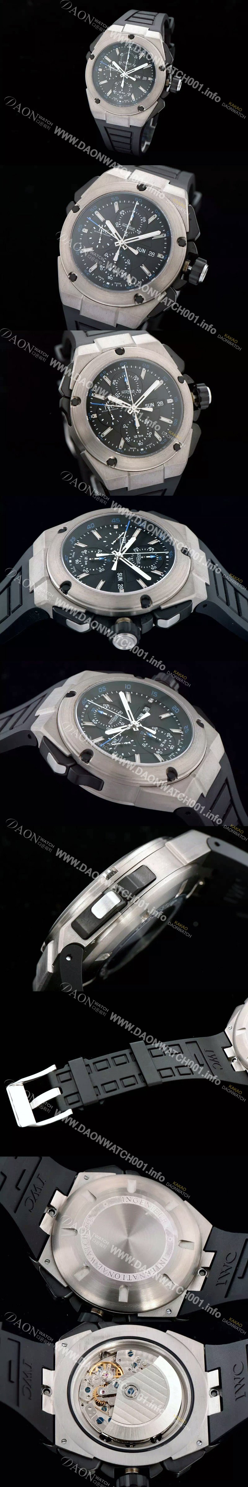 레플리카 [아이더블유씨] 남성용 인제니어 블랙 다이얼 오토매틱 무브먼트 IWC0210