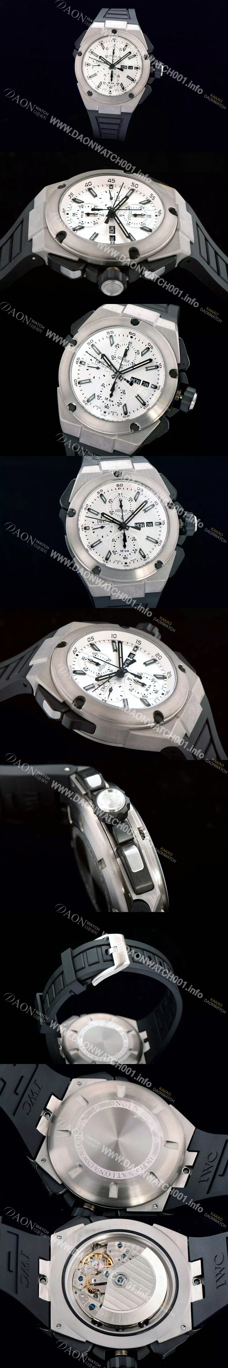 레플리카 [아이더블유씨] 남성용 인제니어 화이트 다이얼 오토매틱 무브먼트 IWC0214