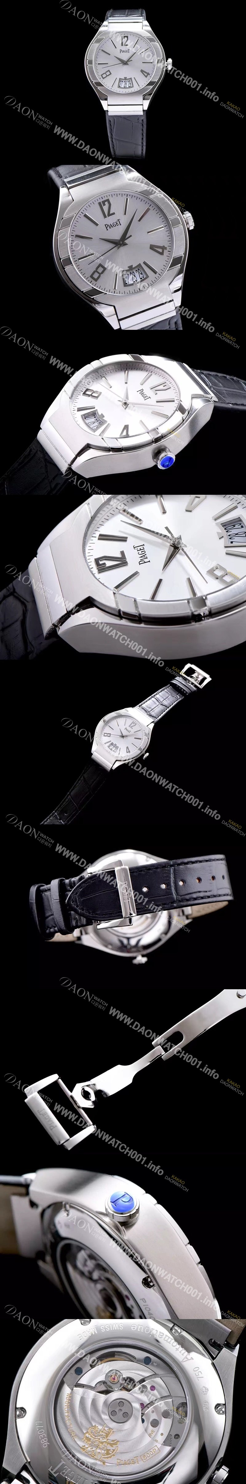 레플리카 [피아제] 남성용 폴로 화이트실버다이얼 오토매틱 무브먼트 PIA4233