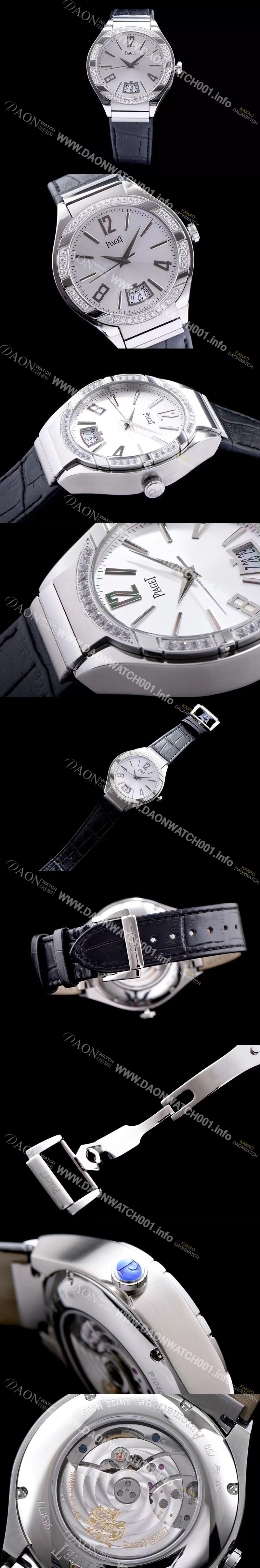 레플리카 [피아제] 남성용 폴로 화이트 실버다이얼 오토매틱 무브먼트 PIA4235