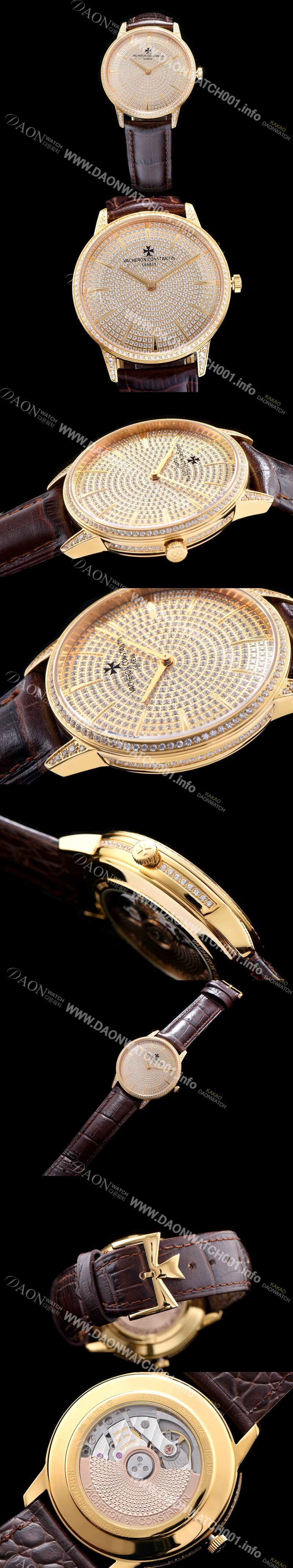 레플리카 [바쉐론콘스탄틴] 남성용 패트리모니 옐로골드 다이얼 오토매틱 무브먼트 VAC0450