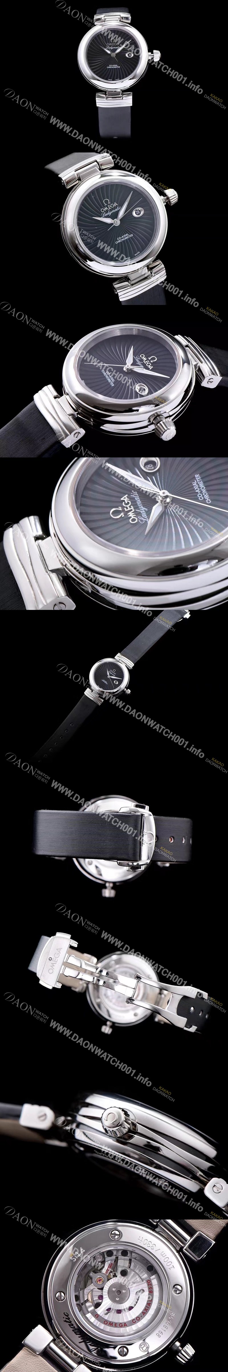 레플리카 [오메가] 여성용 드빌 블랙 다이얼 오토매틱 무브먼트 OMG0005