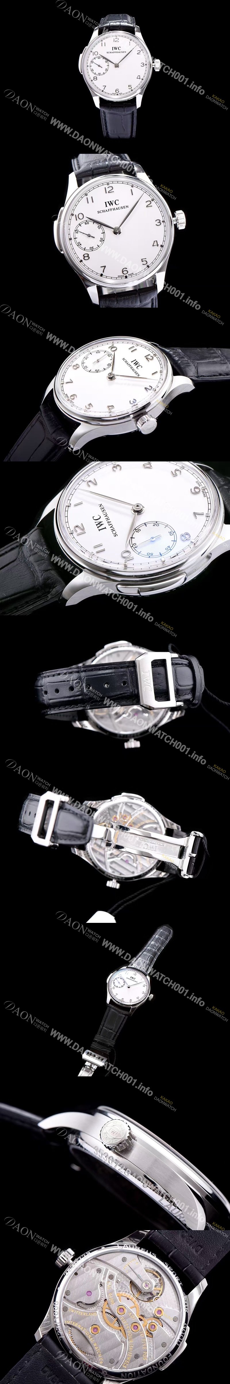 레플리카 [아이더블유씨] 남성용 포르투기즈 IW524204 미닛 리피터 화이트 다이얼 오토매틱 무브먼트 IWC0235