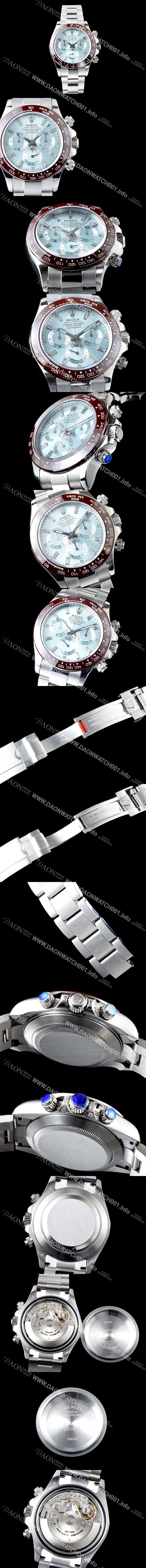 레플리카 [로렉스] 남성용 데이토나 블루 다이얼 오토매틱 무브먼트 ROL0131