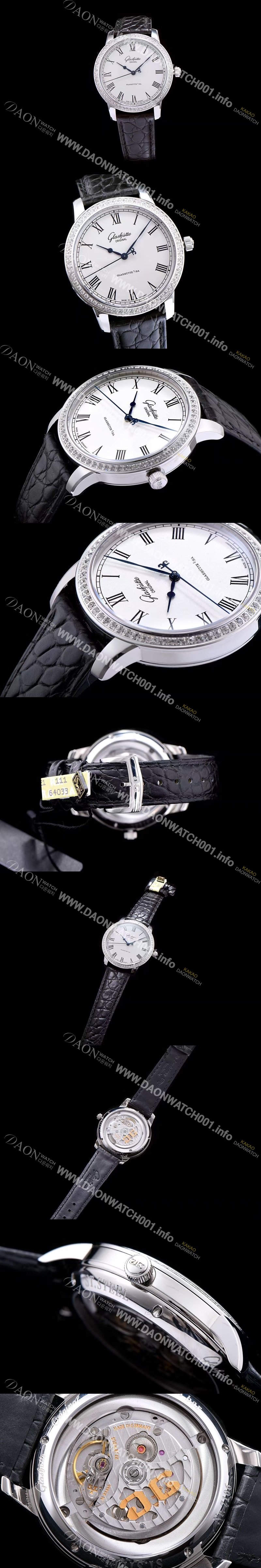 레플리카 [글라슈테 오리지날] 남성용 세나토 베이지 다이얼 오토매틱 무브먼트 GLA4240