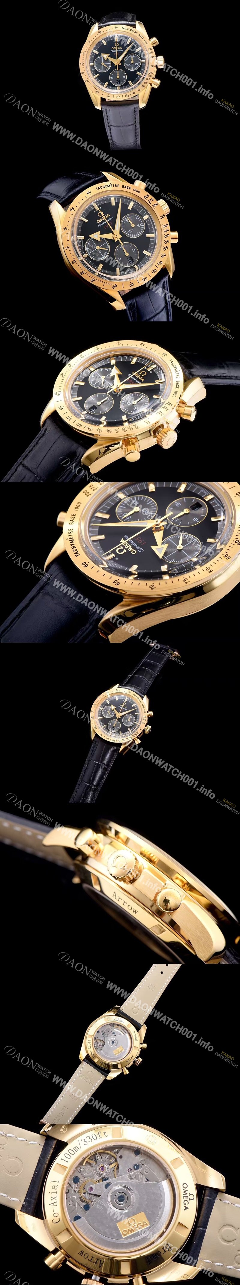 레플리카 [오메가] 남성용 스피드마스터1957 블랙 다이얼 오토매틱 무브먼트 OMG0324