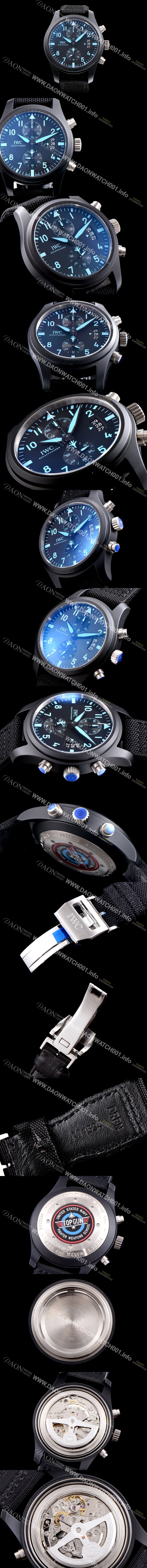 레플리카 [아이더블유씨] 남성용 에디션 탑건 IW388003 세라믹 블랙다이얼 IWC0201