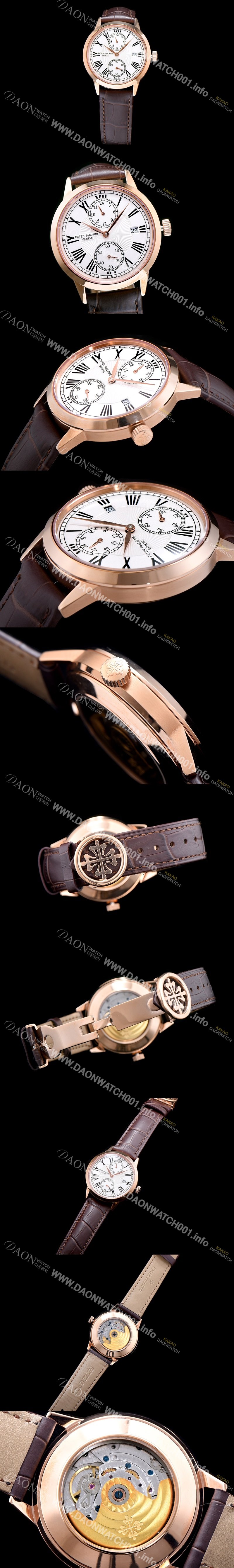 레플리카 [파텍필립] 남성용 그렌드 컴플리케이션 화이트 다이얼 오토매틱 무브먼트 PAT0210