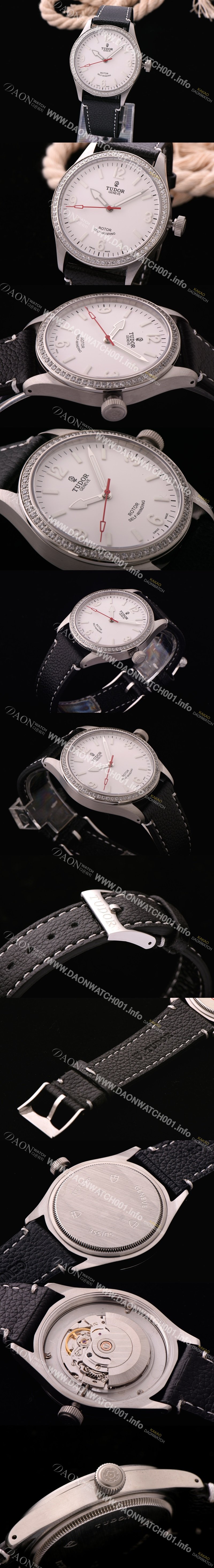 레플리카 [튜더] 남성용 헤리티지 화이트 다이얼 오토매틱 무브먼트 TUD4245