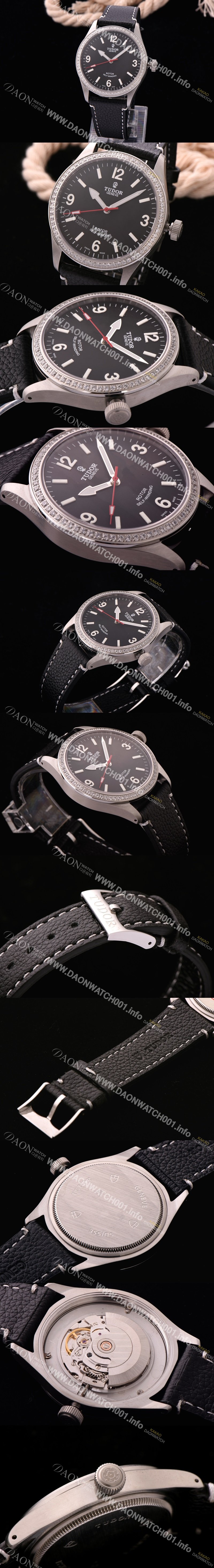 레플리카 [튜더] 남성용 헤리티지 블랙 다이얼 오토매틱 무브먼트 TUD4240