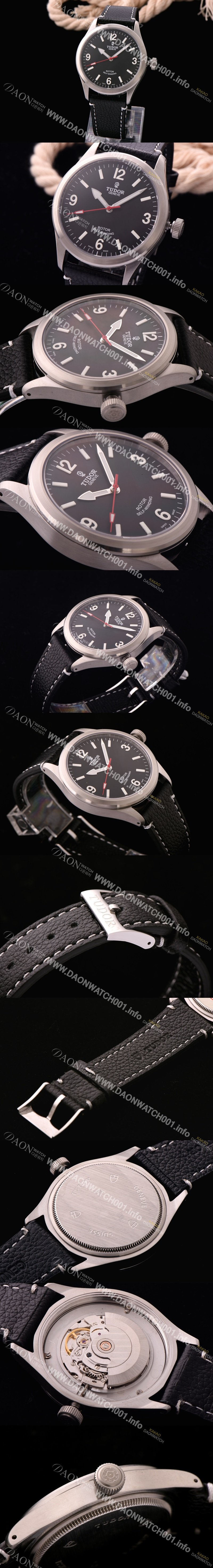 레플리카 [튜더] 남성용 헤리티지 블랙 다이얼 오토매틱 무브먼트 TUD4220