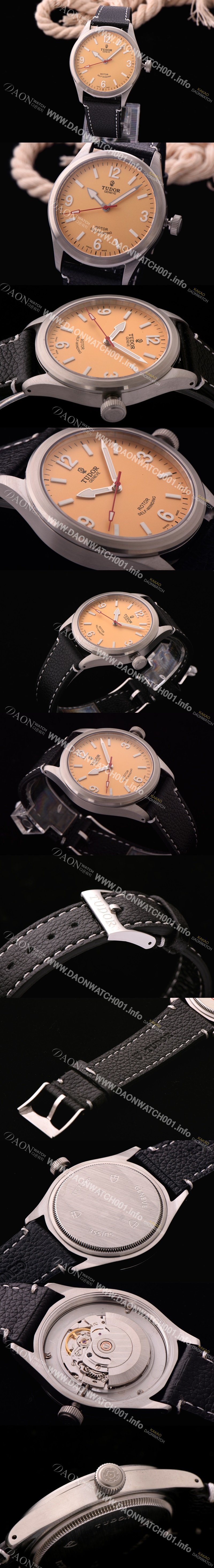 레플리카 [튜더] 남성용 헤리티지 옐로 다이얼 오토매틱 무브먼트 TUD4222