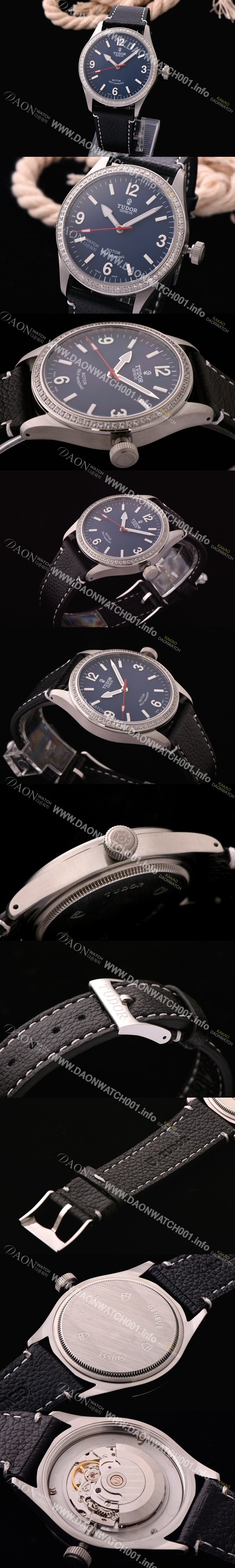 레플리카 [튜더] 남성용 헤리티지 블루 다이얼 오토매틱 무브먼트 TUD4221