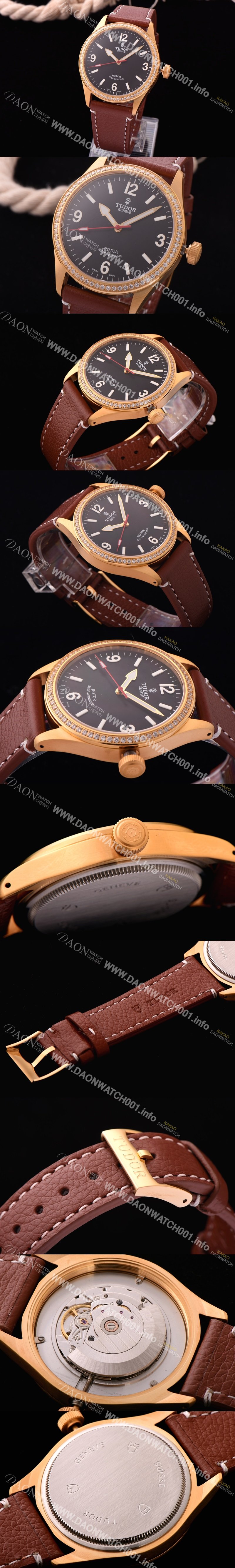 레플리카 [튜더] 남성용 헤리티지 블랙 다이얼 오토매틱 무브먼트 TUD4220