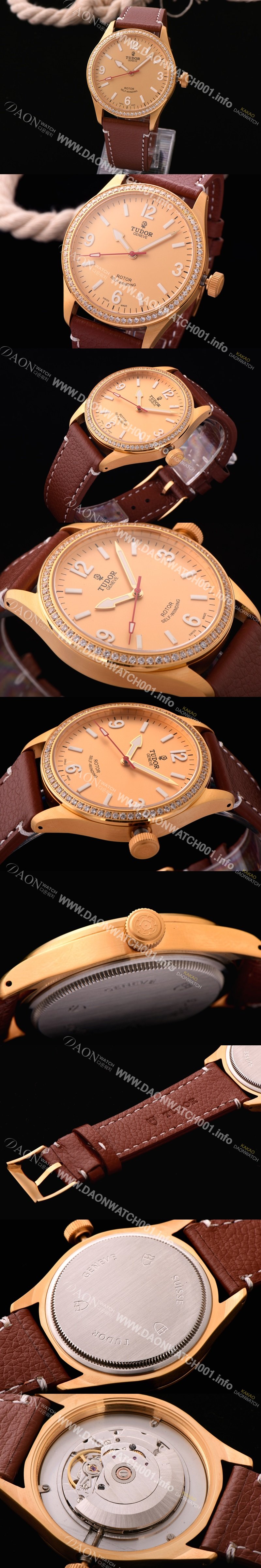 레플리카 [튜더] 남성용 헤리티지 옐로 다이얼 오토매틱 무브먼트 TUD4221