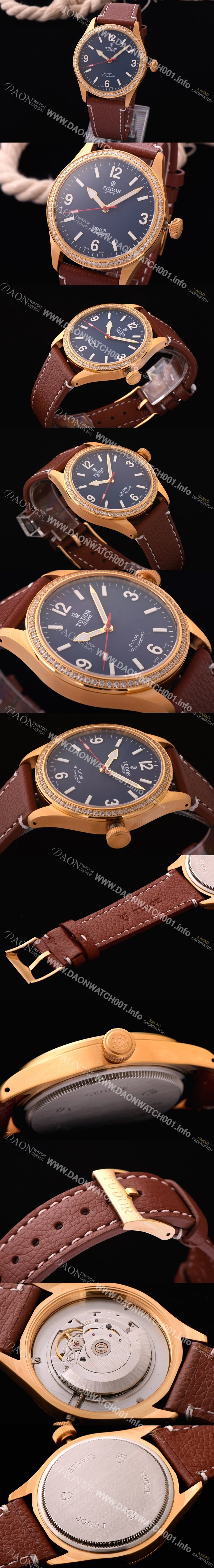 레플리카 [튜더] 남성용 헤리티지 블루 다이얼 오토매틱 무브먼트 TUD4220