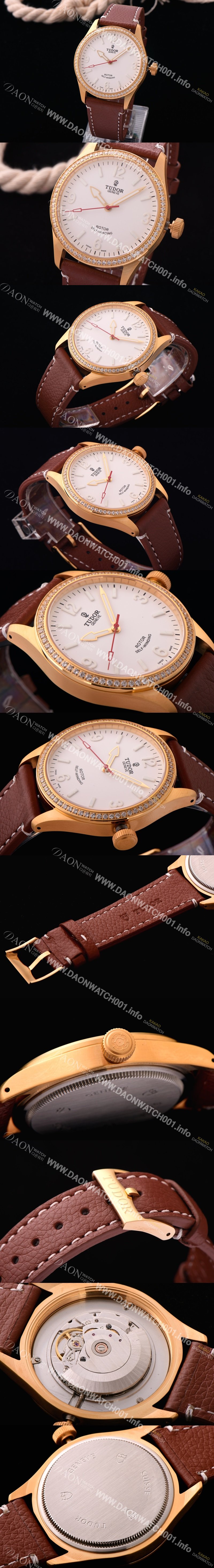 레플리카 [튜더] 남성용 헤리티지 화이트 다이얼 오토매틱 무브먼트 TUD4210