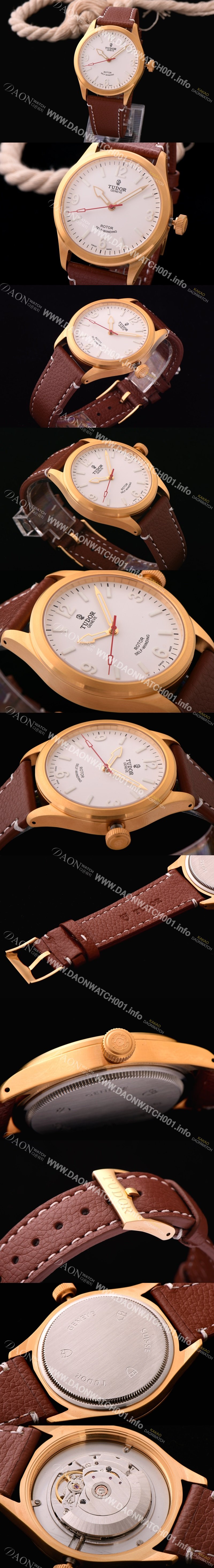 레플리카 [튜더] 남성용 헤리티지 화이트 다이얼 오토매틱 무브먼트 TUD4214