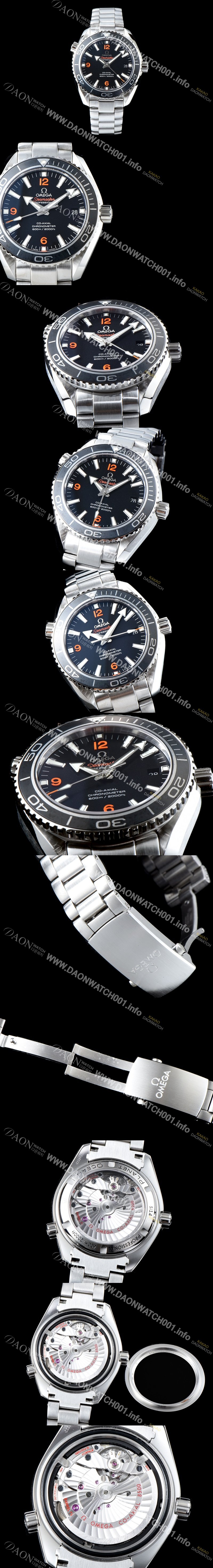 레플리카 [오메가] 남성용 시마스터 플래닛 오션 프로패셔널 세라믹 베젤 45mm 오토매틱 무브먼트 OMG0300