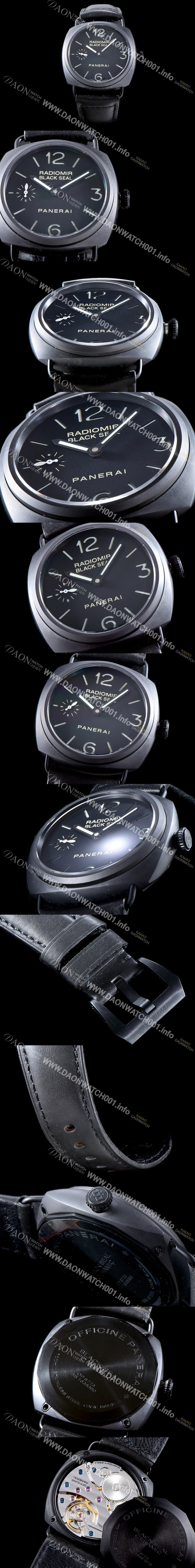 레플리카 [파네라이] 남성용 라디오미르 블랙 다이얼 오토매틱 무브먼트 PAN0202