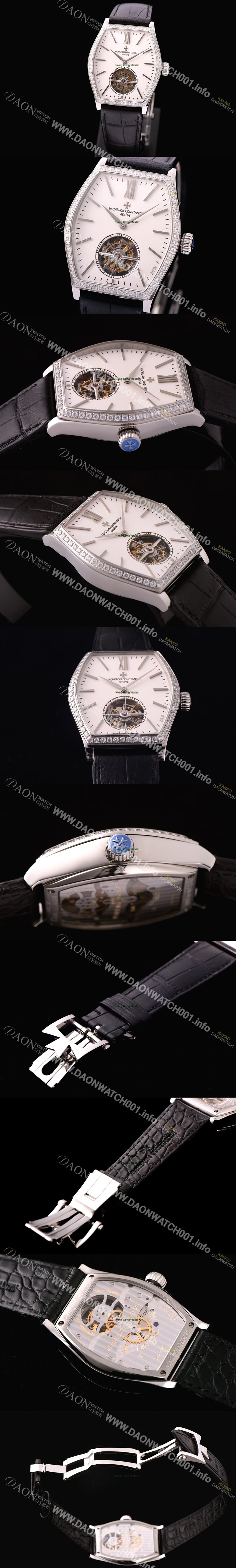 레플리카 [바쉐론콘스탄틴] 남성용 메트 시리즈 화이트 다이얼 투어빌론 무브먼트 VAC0410
