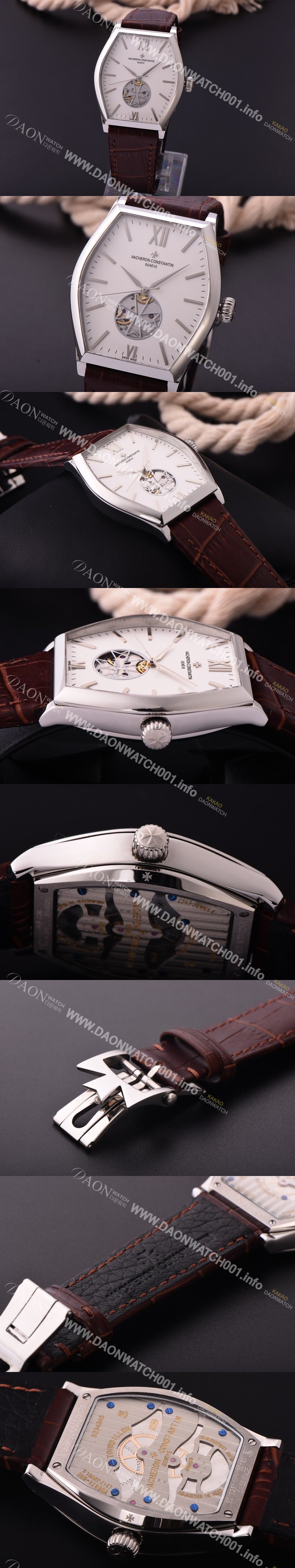 레플리카 [바쉐론콘스탄틴] 남성용 메트 시리즈 화이트 다이얼 투어빌론 무브먼트 VAC0400