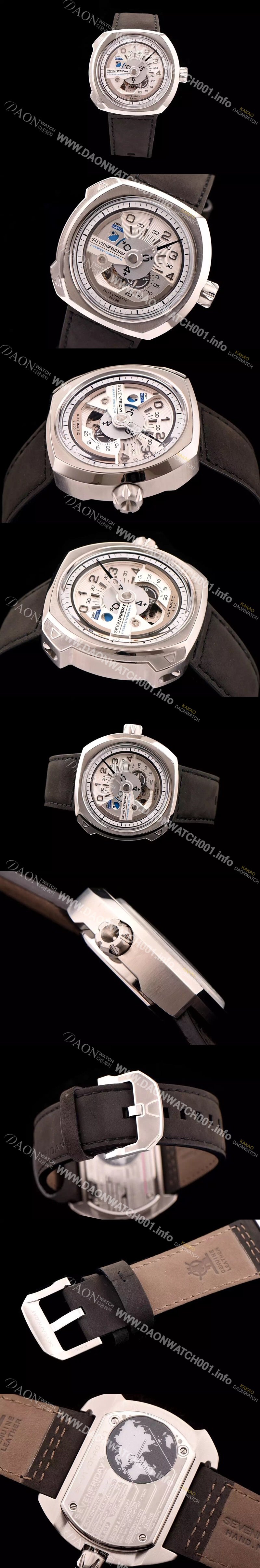 레플리카 [세븐프라이데이] 남성용 1:1 베스트 에디션 G화이트 다이얼 오토매틱 무브먼트 SEV4243