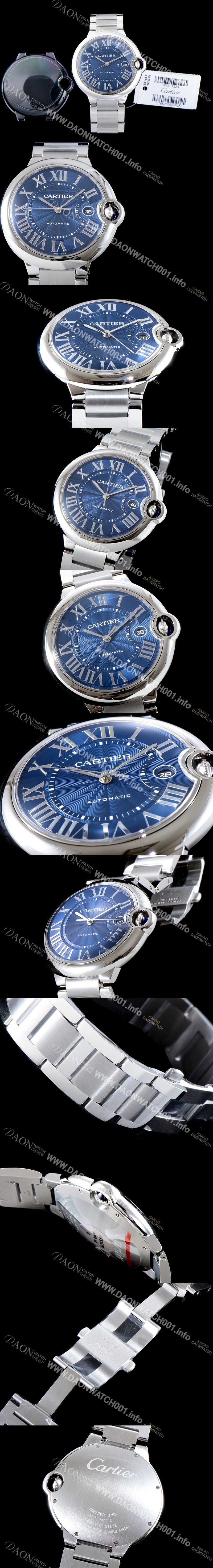 레플리카 [까르띠에] 남성용 2019신상 발롱블루 WSBB0025 42mm 블루 다이얼 오토매틱 무브먼트 CAR0106