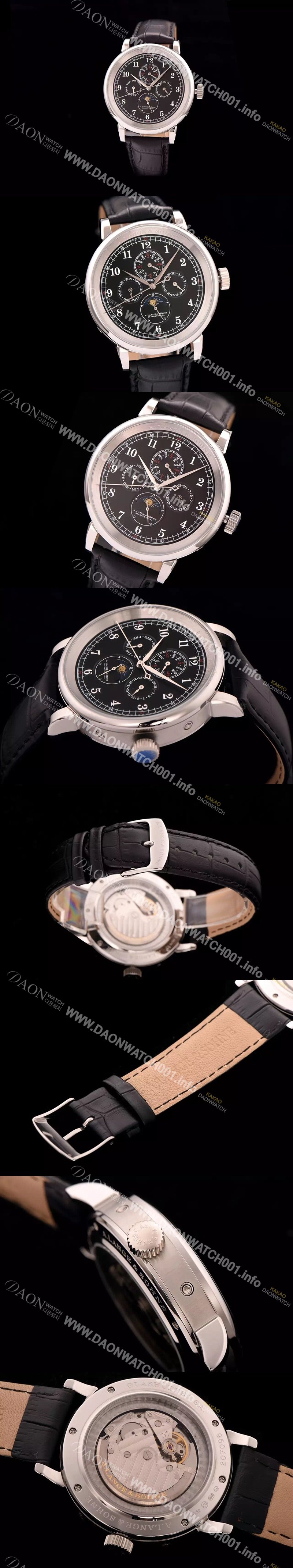 레플리카 [아랑게운트죄네] 남성용 1815 시리즈 워치 문페이즈 브라운 다이얼 오토매틱 무브먼트 ALS4203