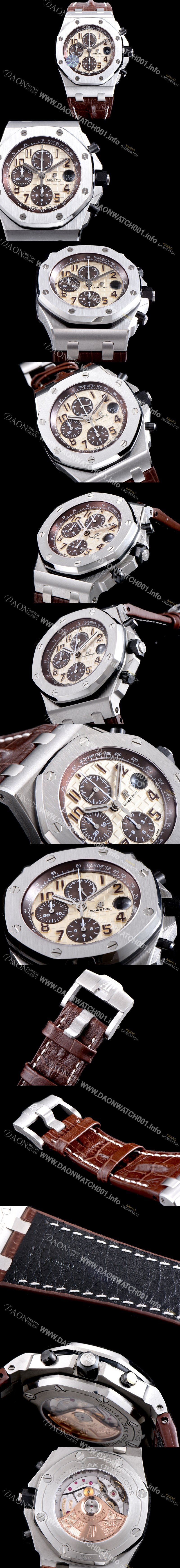 레플리카 [오데마피게] 남성용 NEW 신제품！VIP타입 로얄오크 오프쇼어 26470ST.OO.A801CR.01 1:1 베스트 에디션 크로노그래프 오토매틱 무브먼트 AUD0210