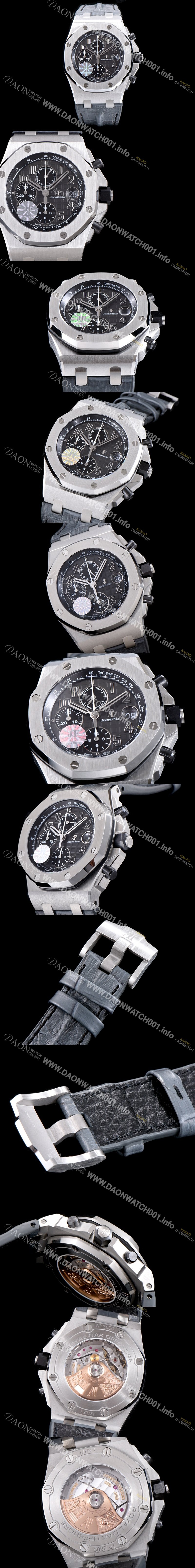 레플리카 [오데마피게] 남성용 NEW 신제품！VIP타입 로얄오크 오프쇼어 26470ST.OO.A104CR.01 1:1 베스트 에디션 크로노그래프 오토매틱 무브먼트 AUD0215