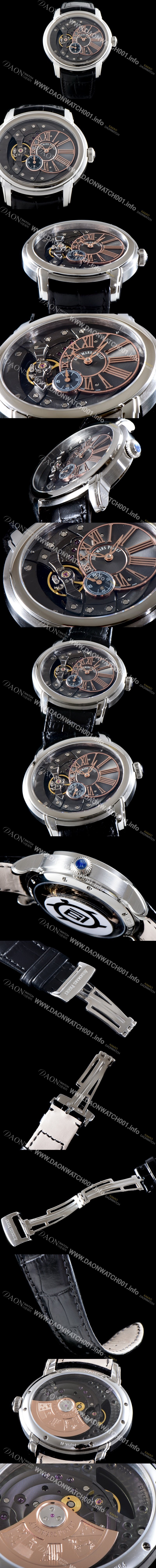 레플리카 [오데마피게] 남성용 밀레어리 컬렉션 15350ST.OO.D002CR.01