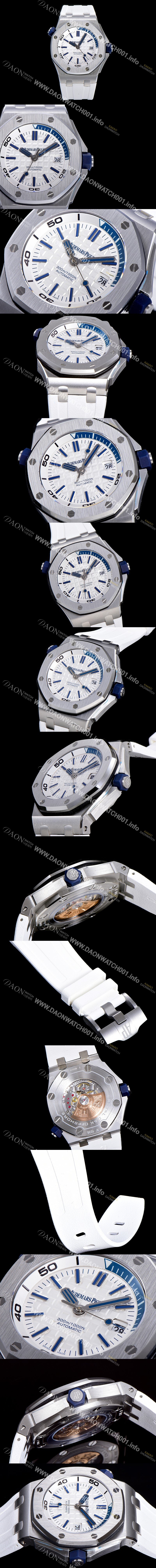 레플리카 [오데마피게] 남성용 옐로 세라믹 다이버!!로얄오크 오프쇼어15710ST.OO.A038CA.01 옐로 와플 다이얼 오토매틱 무브먼트 AUD12239